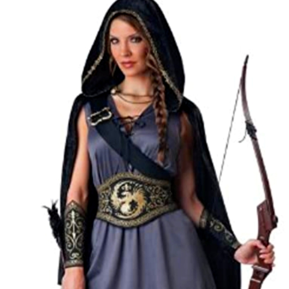 Like New Women's Huntress Size Med. Included is: New Bow and Arrow set.